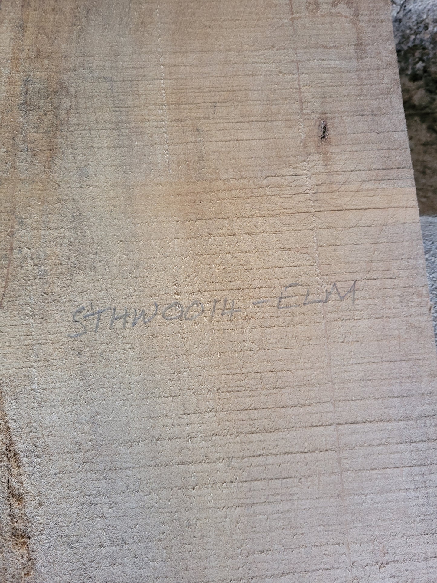 STHW0014 - Air Dried Elm Slab