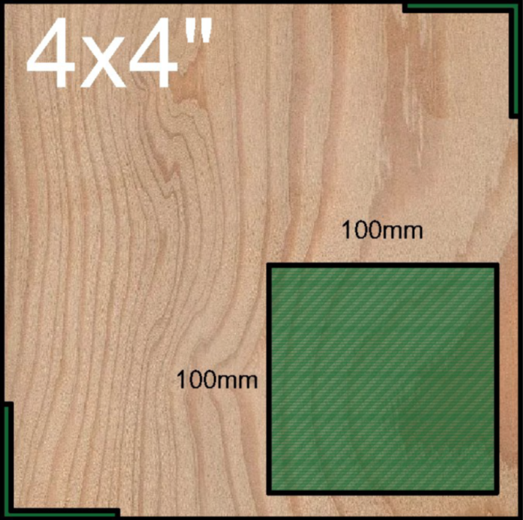 4x4" Larch Posts